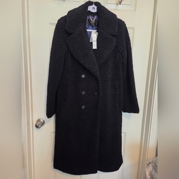 NWT J.CREW DOUBLE- BREASTED TEDDY SHERPA TOPCOAT SIZE S - Picture 2 of 8